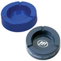 Round Plastic Ashtray w/ 3 Slots (5.1" Diameter)